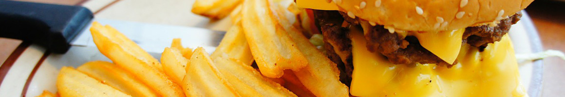 Eating Burger Pub Food at Uptown Pub restaurant in Port Townsend, WA.
